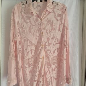 Pink Glittery 2 pc. Top